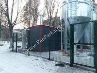 Ограждение секционным забором из сварной сетки
